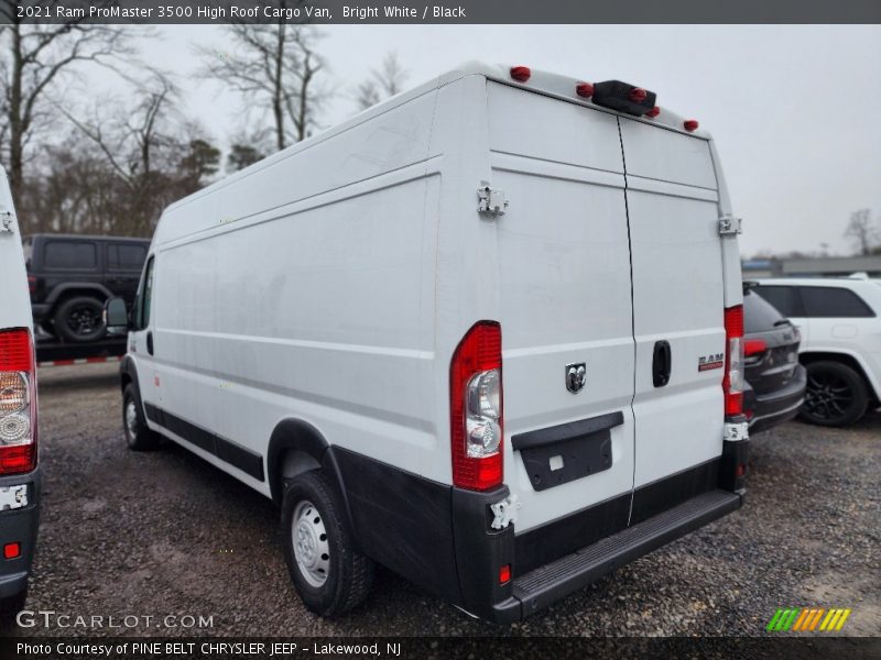 Bright White / Black 2021 Ram ProMaster 3500 High Roof Cargo Van