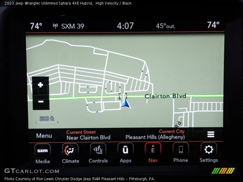 High Velocity / Black 2023 Jeep Wrangler Unlimited Sahara 4XE Hybrid