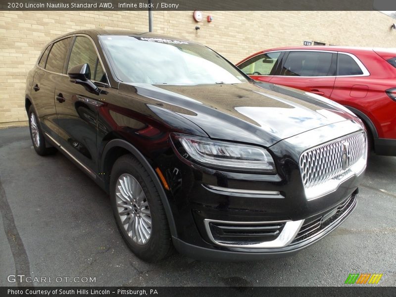 Infinite Black / Ebony 2020 Lincoln Nautilus Standard AWD