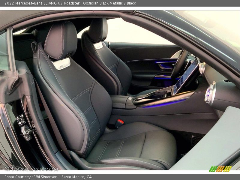 Front Seat of 2022 SL AMG 63 Roadster