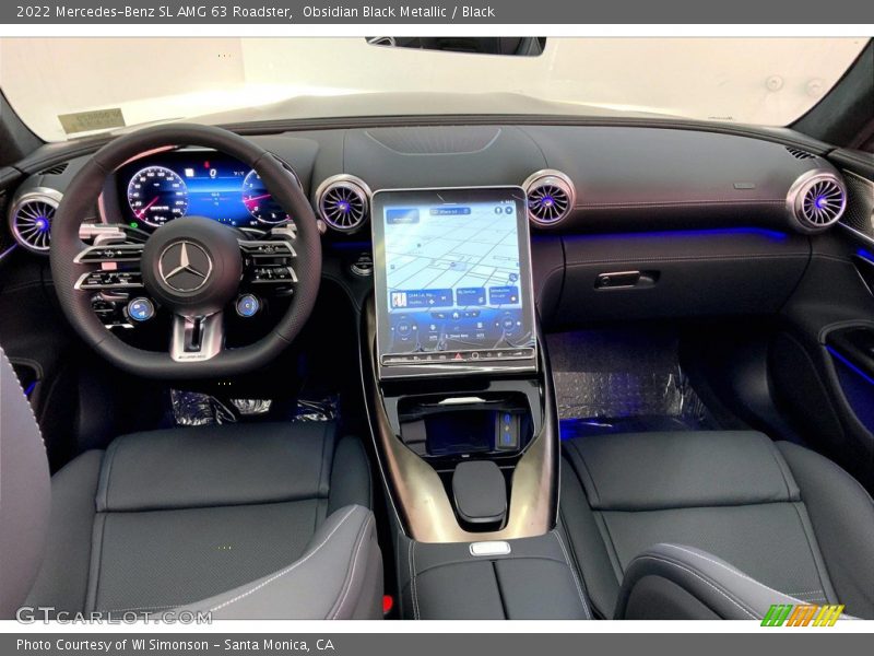 Dashboard of 2022 SL AMG 63 Roadster