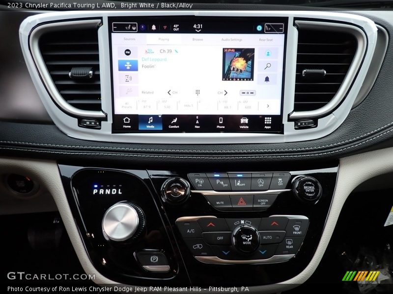 Controls of 2023 Pacifica Touring L AWD