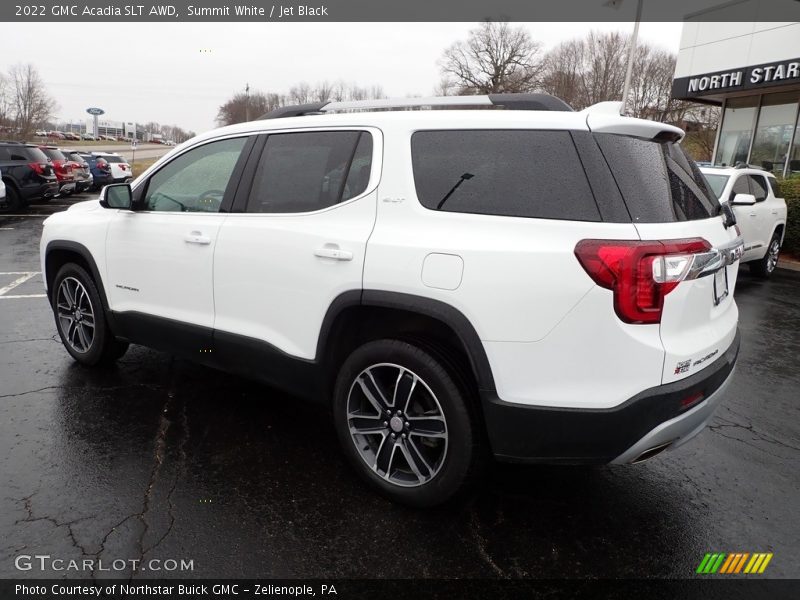 Summit White / Jet Black 2022 GMC Acadia SLT AWD