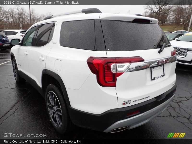 Summit White / Jet Black 2022 GMC Acadia SLT AWD