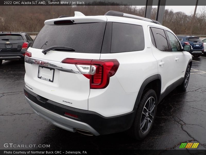 Summit White / Jet Black 2022 GMC Acadia SLT AWD