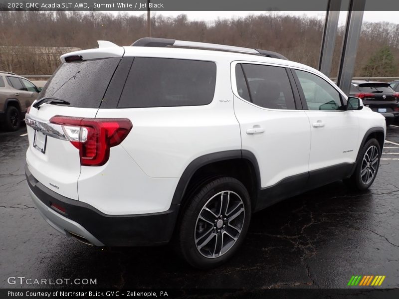 Summit White / Jet Black 2022 GMC Acadia SLT AWD