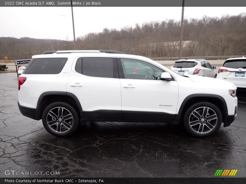 Summit White / Jet Black 2022 GMC Acadia SLT AWD