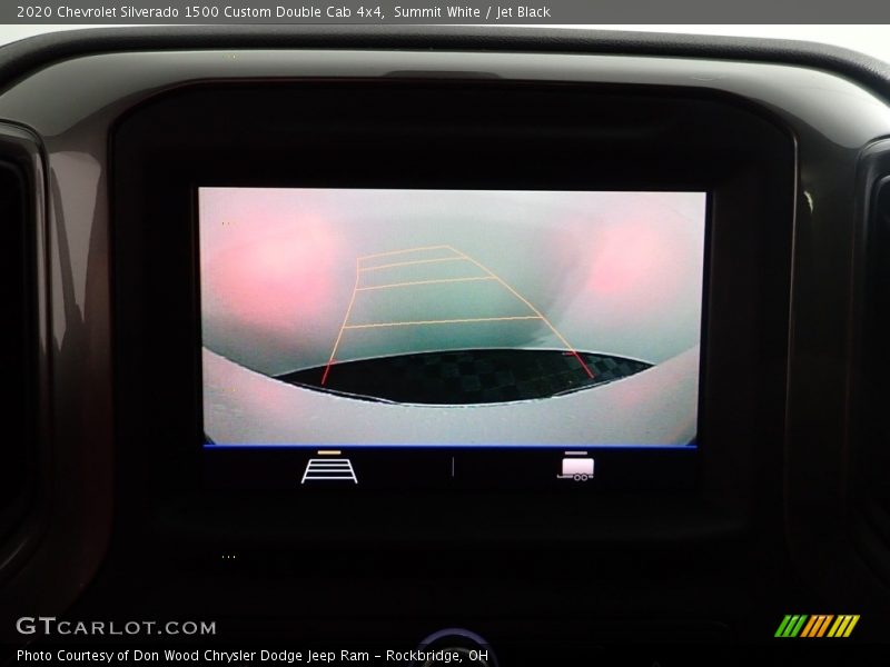 Summit White / Jet Black 2020 Chevrolet Silverado 1500 Custom Double Cab 4x4