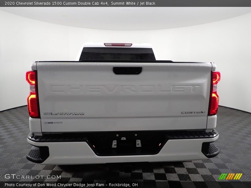 Summit White / Jet Black 2020 Chevrolet Silverado 1500 Custom Double Cab 4x4