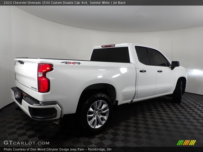 Summit White / Jet Black 2020 Chevrolet Silverado 1500 Custom Double Cab 4x4