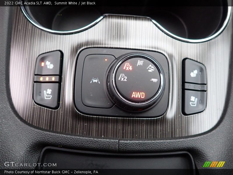 Controls of 2022 Acadia SLT AWD