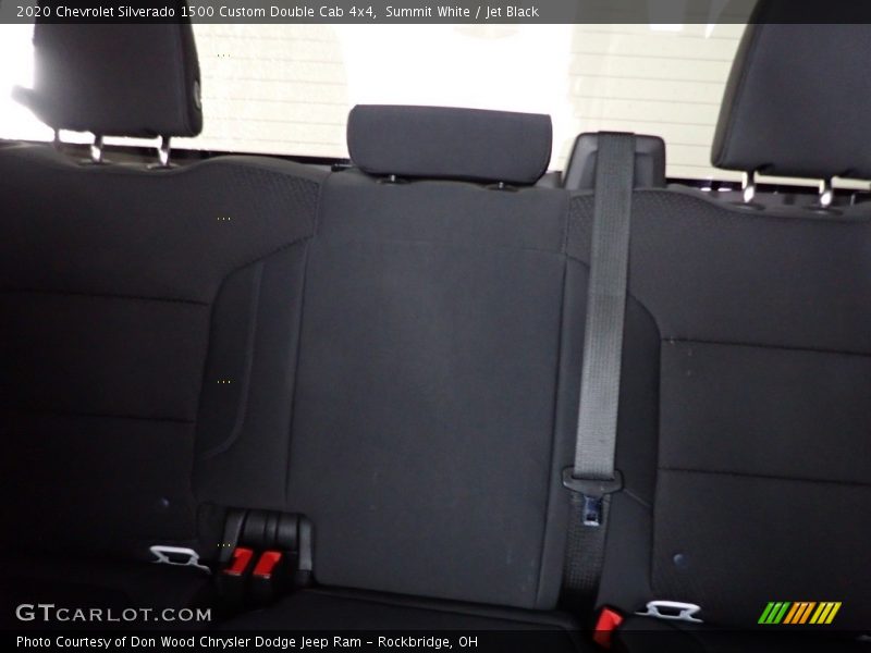 Summit White / Jet Black 2020 Chevrolet Silverado 1500 Custom Double Cab 4x4