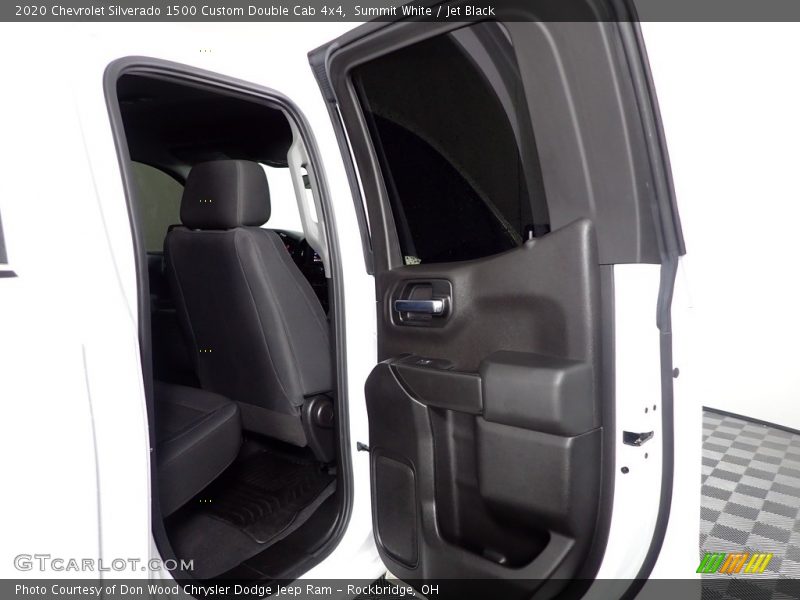 Summit White / Jet Black 2020 Chevrolet Silverado 1500 Custom Double Cab 4x4