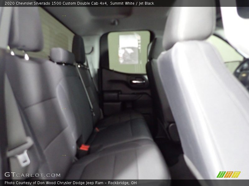 Summit White / Jet Black 2020 Chevrolet Silverado 1500 Custom Double Cab 4x4