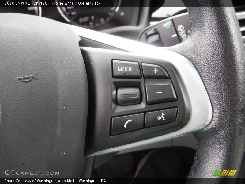 Alpine White / Oyster/Black 2020 BMW X1 xDrive28i