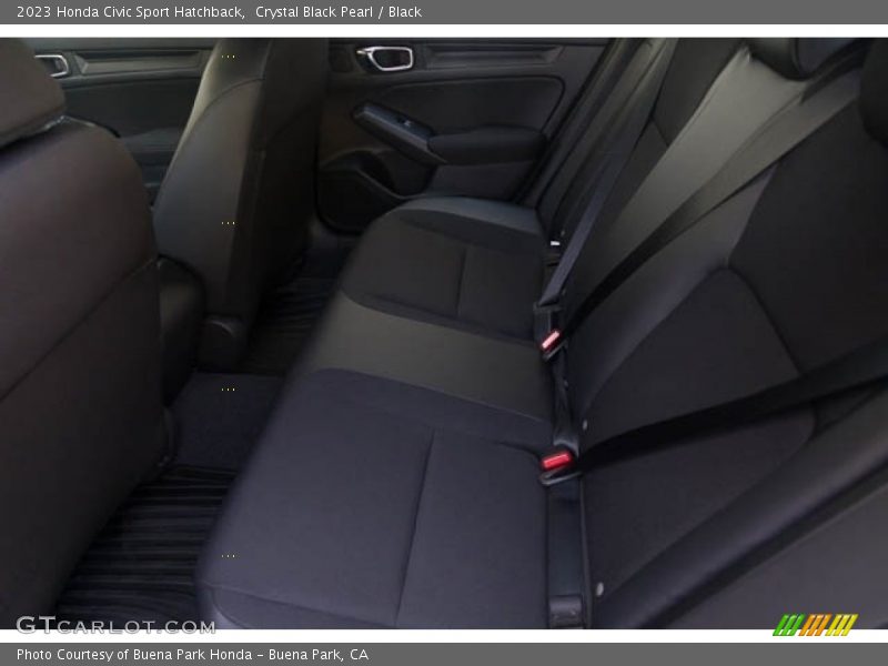 Crystal Black Pearl / Black 2023 Honda Civic Sport Hatchback