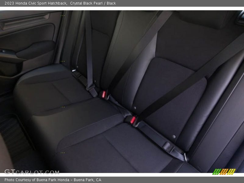 Crystal Black Pearl / Black 2023 Honda Civic Sport Hatchback