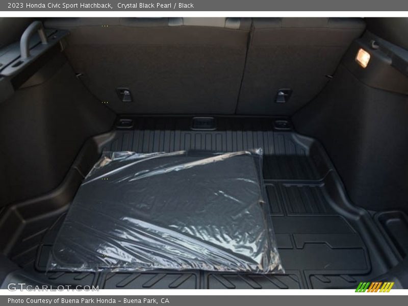 Crystal Black Pearl / Black 2023 Honda Civic Sport Hatchback