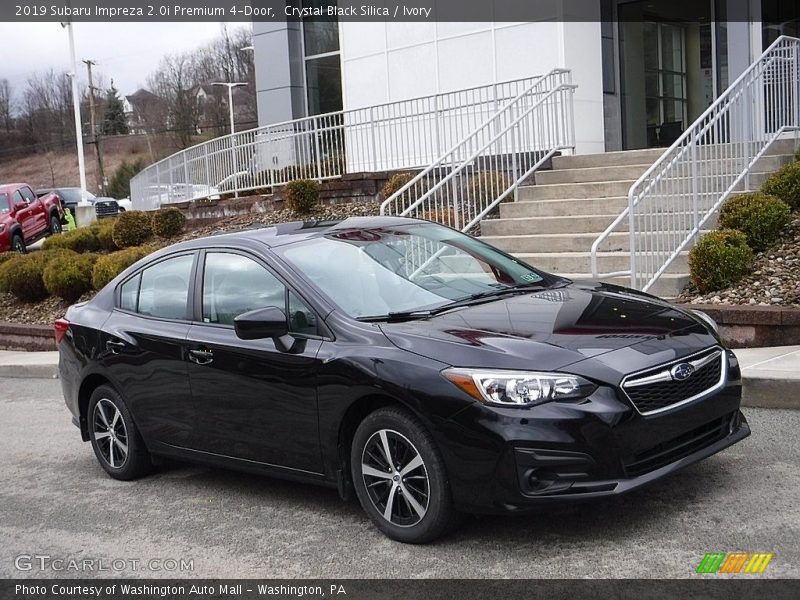 Crystal Black Silica / Ivory 2019 Subaru Impreza 2.0i Premium 4-Door
