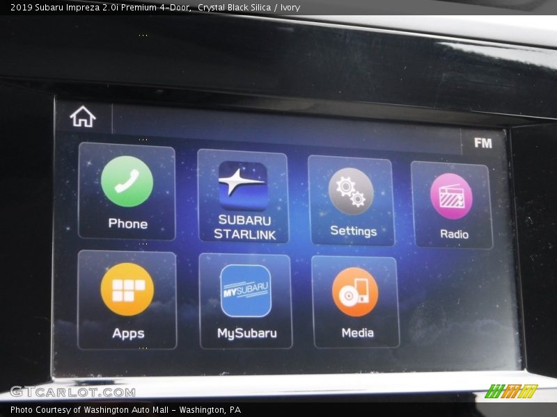 Crystal Black Silica / Ivory 2019 Subaru Impreza 2.0i Premium 4-Door