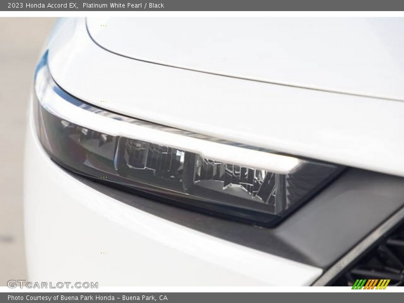 Platinum White Pearl / Black 2023 Honda Accord EX