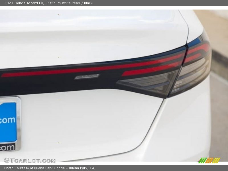 Platinum White Pearl / Black 2023 Honda Accord EX