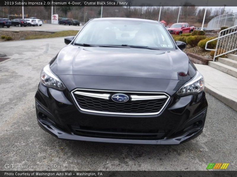 Crystal Black Silica / Ivory 2019 Subaru Impreza 2.0i Premium 4-Door