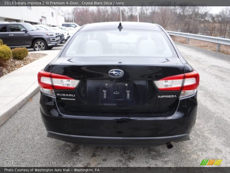 Crystal Black Silica / Ivory 2019 Subaru Impreza 2.0i Premium 4-Door