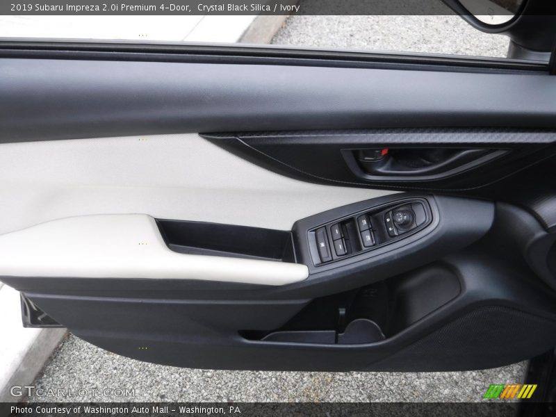 Crystal Black Silica / Ivory 2019 Subaru Impreza 2.0i Premium 4-Door