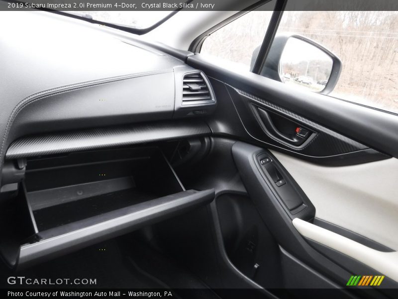 Crystal Black Silica / Ivory 2019 Subaru Impreza 2.0i Premium 4-Door