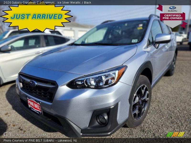 Ice Silver Metallic / Black 2020 Subaru Crosstrek 2.0 Premium