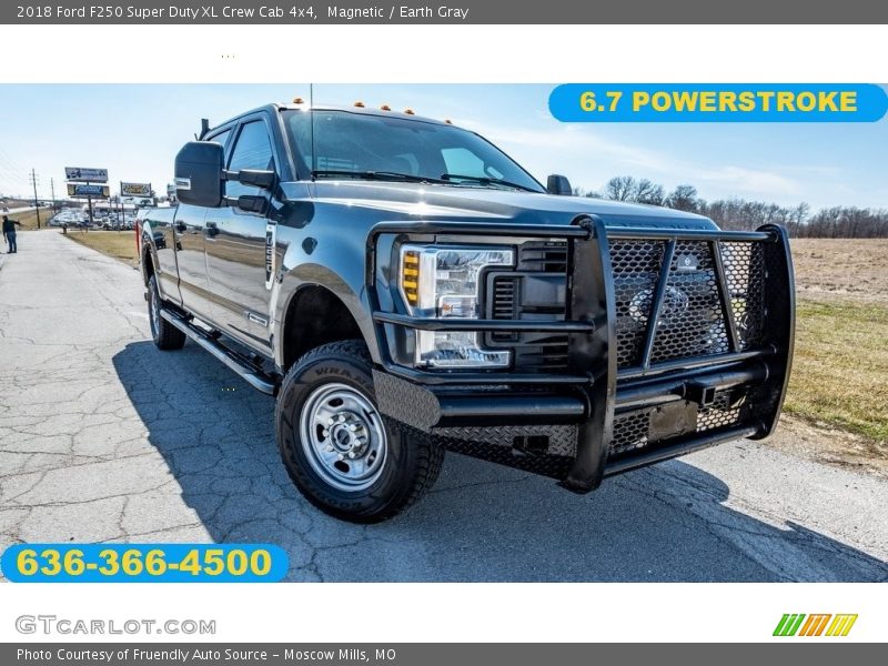 Magnetic / Earth Gray 2018 Ford F250 Super Duty XL Crew Cab 4x4