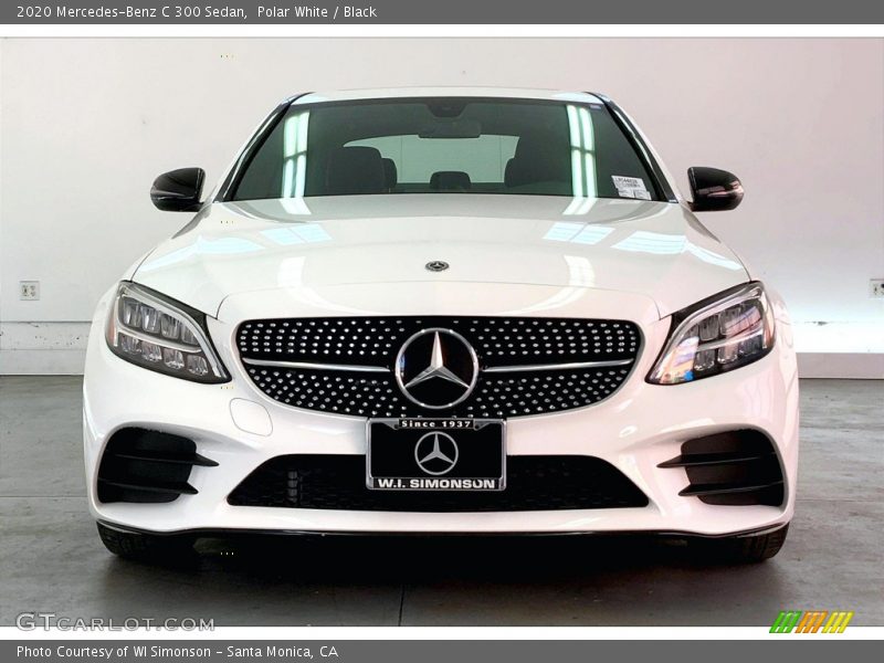 Polar White / Black 2020 Mercedes-Benz C 300 Sedan