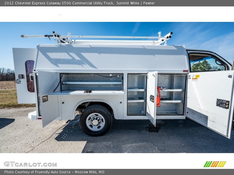 Summit White / Pewter 2012 Chevrolet Express Cutaway 3500 Commercial Utility Truck