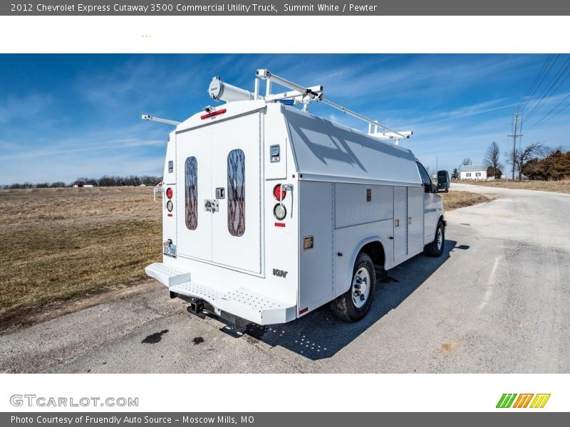 Summit White / Pewter 2012 Chevrolet Express Cutaway 3500 Commercial Utility Truck