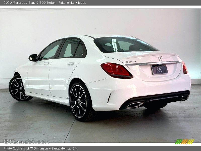 Polar White / Black 2020 Mercedes-Benz C 300 Sedan