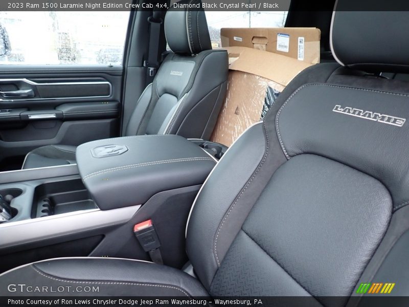 Diamond Black Crystal Pearl / Black 2023 Ram 1500 Laramie Night Edition Crew Cab 4x4