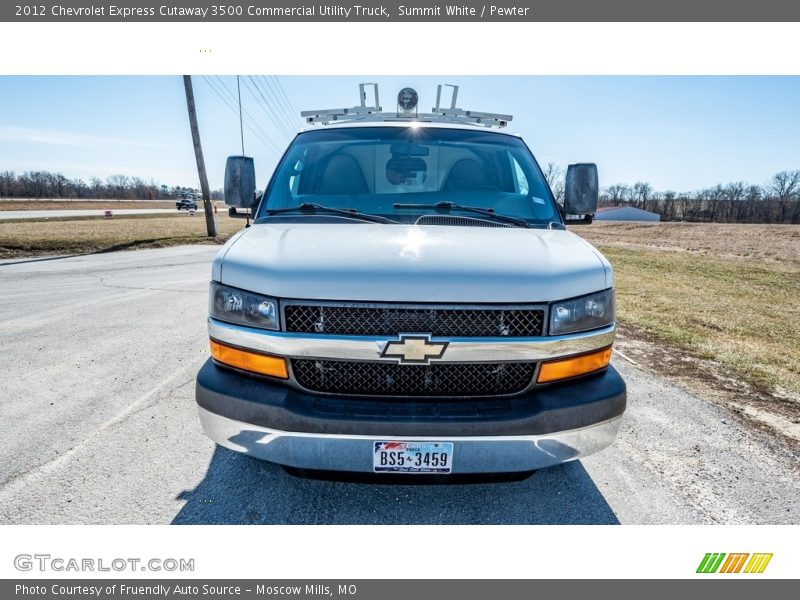 Summit White / Pewter 2012 Chevrolet Express Cutaway 3500 Commercial Utility Truck