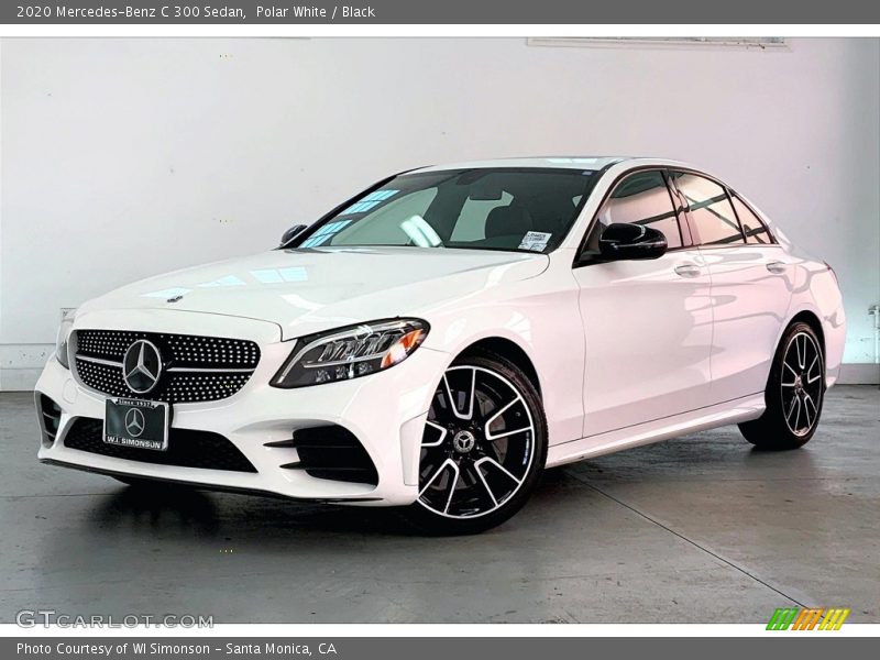 Polar White / Black 2020 Mercedes-Benz C 300 Sedan
