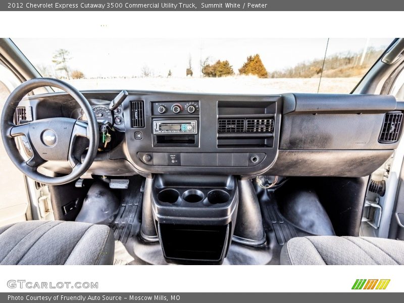 Summit White / Pewter 2012 Chevrolet Express Cutaway 3500 Commercial Utility Truck