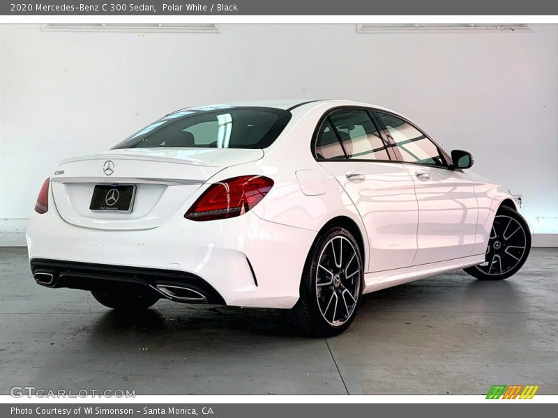 Polar White / Black 2020 Mercedes-Benz C 300 Sedan
