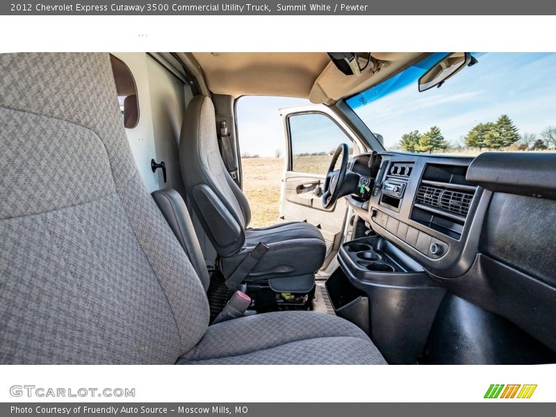 Summit White / Pewter 2012 Chevrolet Express Cutaway 3500 Commercial Utility Truck