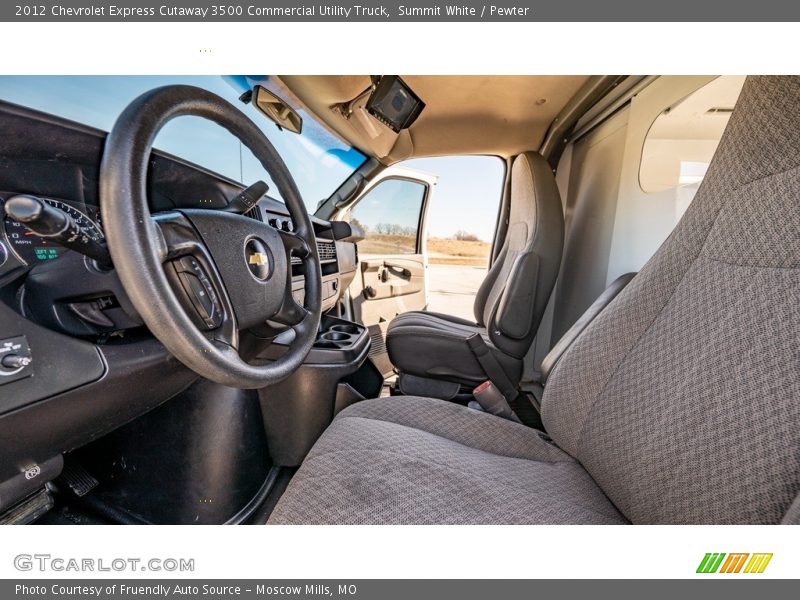 Summit White / Pewter 2012 Chevrolet Express Cutaway 3500 Commercial Utility Truck