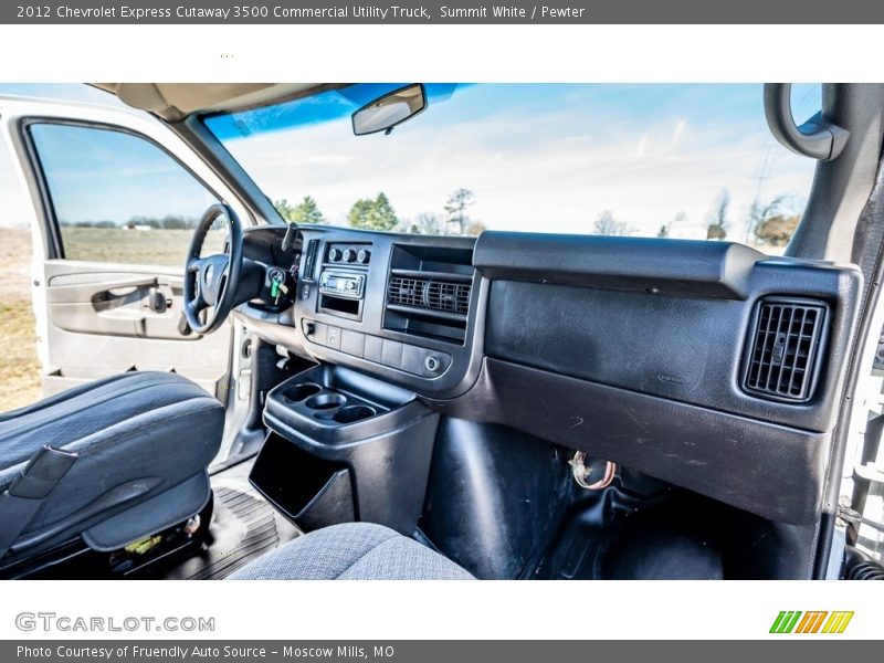 Summit White / Pewter 2012 Chevrolet Express Cutaway 3500 Commercial Utility Truck