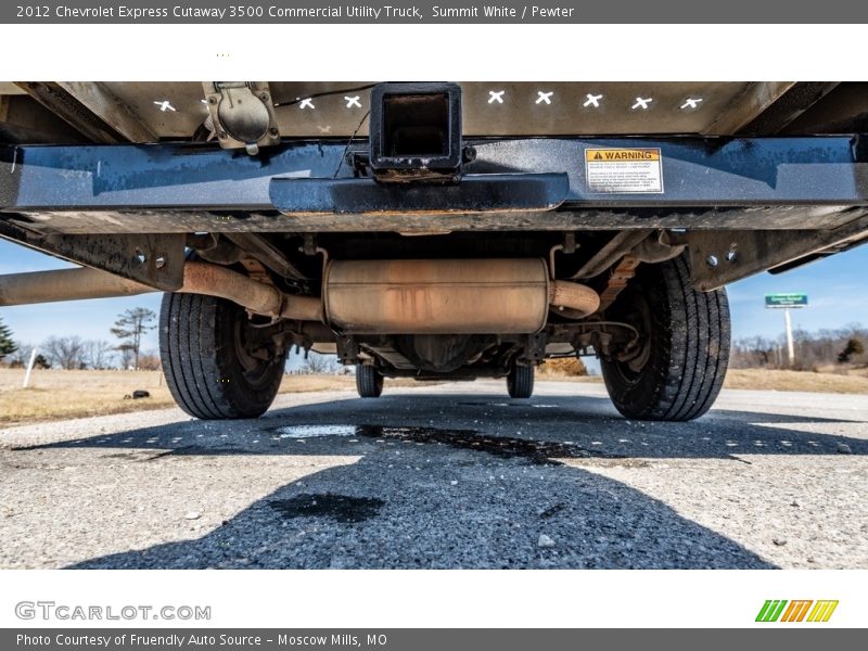 Summit White / Pewter 2012 Chevrolet Express Cutaway 3500 Commercial Utility Truck