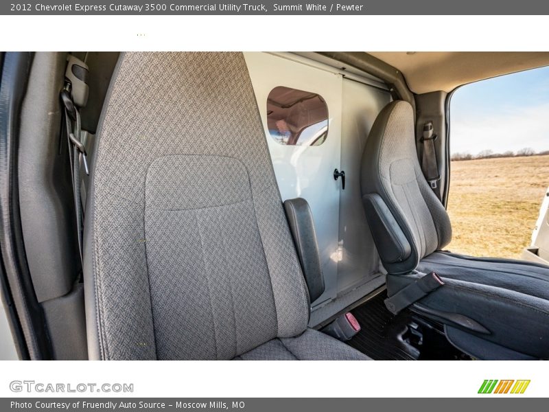 Summit White / Pewter 2012 Chevrolet Express Cutaway 3500 Commercial Utility Truck