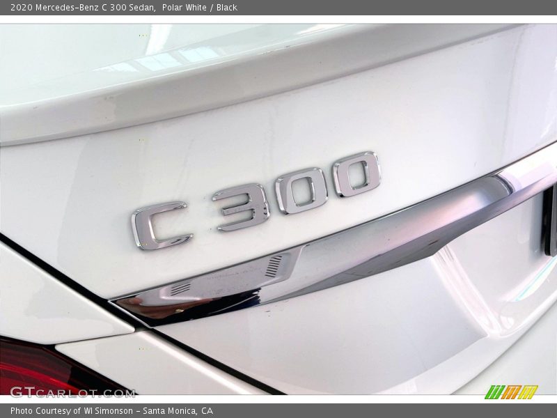 Polar White / Black 2020 Mercedes-Benz C 300 Sedan
