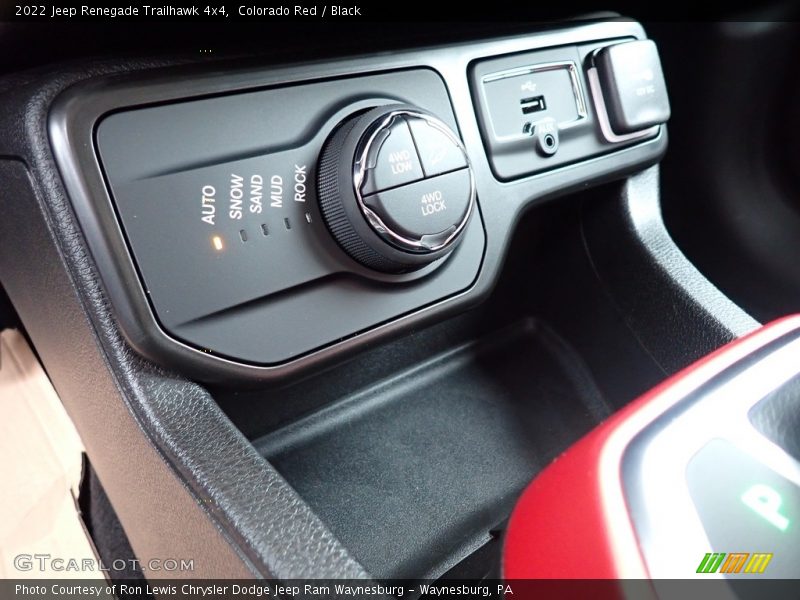 Controls of 2022 Renegade Trailhawk 4x4