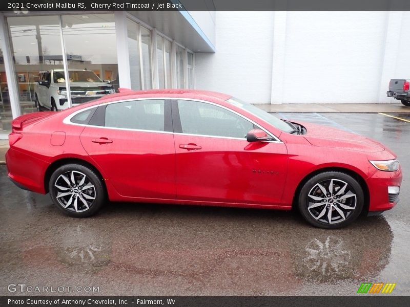 Cherry Red Tintcoat / Jet Black 2021 Chevrolet Malibu RS