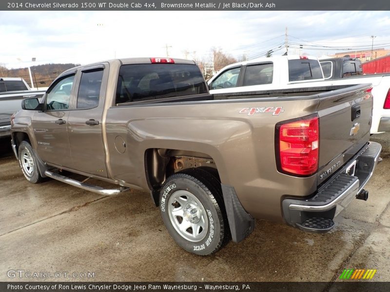 Brownstone Metallic / Jet Black/Dark Ash 2014 Chevrolet Silverado 1500 WT Double Cab 4x4